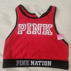 Victoria's Secret PINK PINK NATION high neck sports bralette